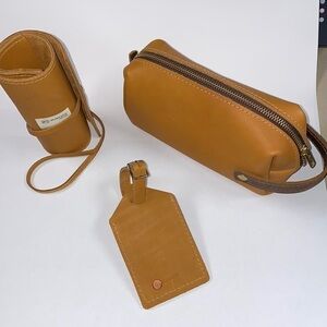 Rustico High Line 3 Piece Leather Pouch Set